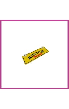 Gees Global Küstüm Sana Yazılı Sarı Dekor Plaka Vantuzlu Cam Süsü 22x7.5cm Ks2 Gbzs Gees Global Küstüm Sana Yazılı Sarı Dekor Plaka Vantuzlu Cam Süsü 22x7.5cm Ks2 Gbzs