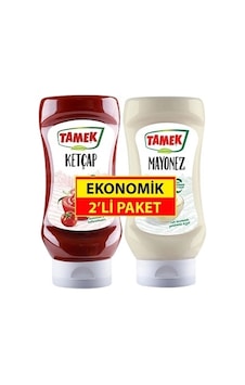 Tamek Ketçap Ve Mayonez 350 + 325 G - İkili Klasik Sos Seti Tamek Ketçap Ve Mayonez 350 + 325 G - İkili Klasik Sos Seti