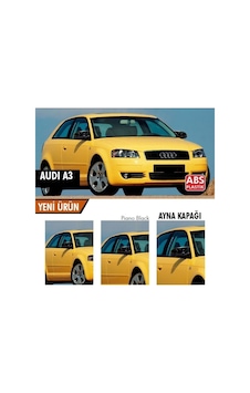 Audi A3 Batman Yarasa Ayna Kapağı Piano Black 2003-2007 Arası