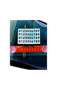 Parktel Turuncu Numaratör Araç Içi Park Telefon Numaratörü Park Numarası Hologramlı Numaralar Parktel Turuncu Numaratör Araç Içi Park Telefon Numaratörü Park Numarası Hologramlı Numaralar