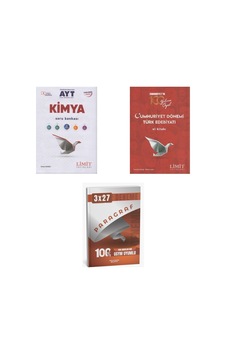 2027 2027 Ayt Limit Kimya Soru + Cumhuriyet Dönemi Türk Edebiyatı El Kitabı + Anla Kazan Paragraf Deneme 3'lü Set 2027 2027 Ayt Limit Kimya Soru + Cumhuriyet Dönemi Türk Edebiyatı El Kitabı + Anla Kazan Paragraf Deneme 3'lü Set