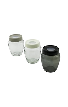 Cam Kavanoz - 580 Ml - Şeffaf Diğer Cam Kavanoz - 580 Ml - Şeffaf Diğer
