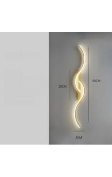 Modern Duvar S Led Aplik 3129-w75-2q-kz Eskitme Modern Duvar S Led Aplik 3129-w75-2q-kz Eskitme