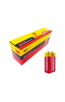 Kodak 9 Volt Çinko Karbon Pil 6f22-9v Tekli Kodak 9 Volt Çinko Karbon Pil 6f22-9v Tekli