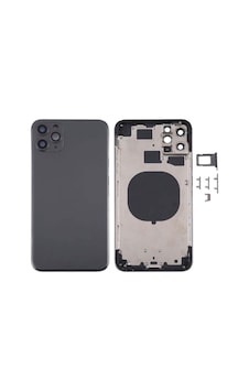 Apple Uyumlu iPhone 11 Pro Max Kasa Boş Yan Tuşlar Kamera Lensi Kasa Boş Gri İnd08819 Apple Uyumlu iPhone 11 Pro Max Kasa Boş Yan Tuşlar Kamera Lensi Kasa Boş Gri İnd08819