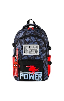 Faber-Castell Spiderman Deep Power Sırt Çantası,su İtici Baskılı Kumaş,ayarlanabilir Omuz Askılığı Çok Renkli