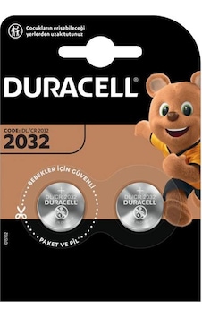 DURACELL CR2032 LİTYUM PİL 2Lİ PAKET DURACELL CR2032 LİTYUM PİL 2Lİ PAKET