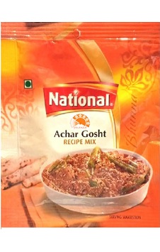 National Achar Gosht Hint Baharatı 25 G
