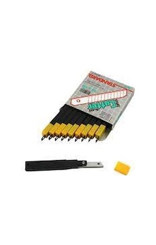 Ark Cutter Maket Bıçağı Yedeği Dar 9MM 10lu 10 Tüp Ark Cutter Maket Bıçağı Yedeği Dar 9MM 10lu 10 Tüp