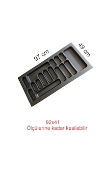 97/49 Cm Cekmece Içi Kasıklık Grı 90/40 Cm Kadar Kesılebılır 97/49 Cm Cekmece Içi Kasıklık Grı 90/40 Cm Kadar Kesılebılır