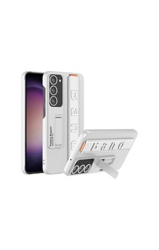 Samsung Uyumlu Galaxy S24 Kılıf Standlı El Tutacaklı Zore Band Kapak Gümüş Samsung Uyumlu Galaxy S24 Kılıf Standlı El Tutacaklı Zore Band Kapak Gümüş