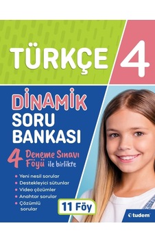 Tudem Eğitim Yayınevi 4. Sınıf Türkçe Dinamik Soru Bankası Tudem Eğitim Yayınevi 4. Sınıf Türkçe Dinamik Soru Bankası