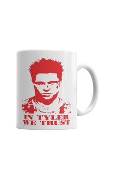 İn Tyler We Trust Kupa Bardak Porselen Karışık İn Tyler We Trust Kupa Bardak Porselen Karışık