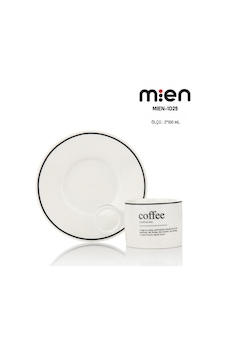 Mien 2 Li Silindir Model Porselen Fincan Takımı 100 Ml Beyaz Mien 2 Li Silindir Model Porselen Fincan Takımı 100 Ml Beyaz