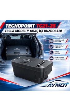 Tecnopoınt Tc21-25 Tesla Model Y Araç İçi Buzdolabı Tecnopoınt Tc21-25 Tesla Model Y Araç İçi Buzdolabı