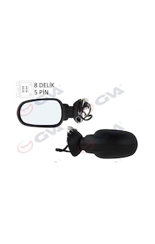 Seninoton Dış Dikiz Aynası Sol Logan 04 Elektrikli Isıtmalı Konveks 5 Fiş Vm-6800ehl