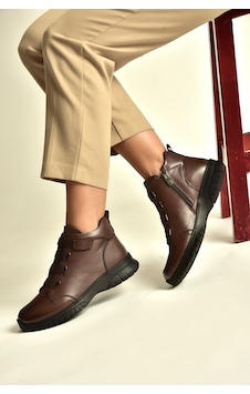 Fox Shoes Z555560903 Kahverengi Hakiki Deri Comfort Ortopedik Taban Kadın Bot Fox Shoes Z555560903 Kahverengi Hakiki Deri Comfort Ortopedik Taban Kadın Bot