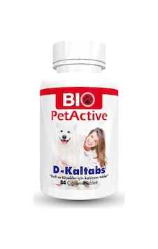 Bio Petactive D-Kaltabs Köpek Kalsiyum 84 Tablet 126 G Bio Petactive D-Kaltabs Köpek Kalsiyum 84 Tablet 126 G