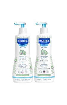 Mustela Gentle Cleansing Gel Yenidoğan Şampuan 2 x 500 ML Mustela Gentle Cleansing Gel Yenidoğan Şampuan 2 x 500 ML