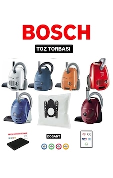 Bosch Uyumlu Serie 6 - 4 Süpürgesi Toz Torbası 10 Adet Bosch Uyumlu Serie 6 - 4 Süpürgesi Toz Torbası 10 Adet