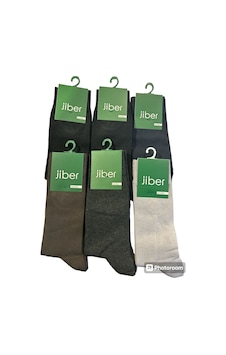6'lı Paket Jiber Bambu Erkek Çorap 001 6'lı Paket Jiber Bambu Erkek Çorap 001