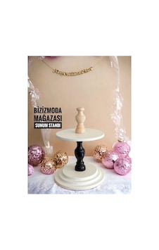 Servis Sunum Tepsisi Ahşap Ayaklı Katlı Sunum Servis Standı Pasta Kek Cupcake Standı Siyah Beyaz Servis Sunum Tepsisi Ahşap Ayaklı Katlı Sunum Servis Standı Pasta Kek Cupcake Standı Siyah Beyaz