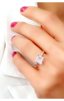 Sky Diamond Pink Morganit Taşlı 925 Ayar Gümüş Lüks Yüzük (518242080) Sky Diamond Pink Morganit Taşlı 925 Ayar Gümüş Lüks Yüzük (518242080)