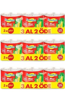 Mısır Konserve 220 Gr X 3 Adet X 3 Paket Mısır Konserve 220 Gr X 3 Adet X 3 Paket