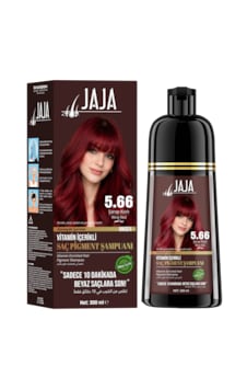 Jaja Şarap Kızılı 5.66 Beyaz Kapatıcı Şampuan 300 Ml Tüm Saç Tipleri Jaja Şarap Kızılı 5.66 Beyaz Kapatıcı Şampuan 300 Ml Tüm Saç Tipleri