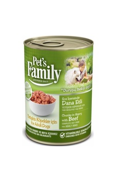 Pets Family Dana Etli Konserve Yetişkin Köpek Maması 400 G