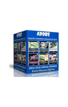 Adobe Grafik Tasarım Uzmanlığı Seti 6 Süper Kitap