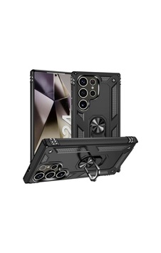 Galaxy S24 Ultra Kılıf Zore Vega Kapak Siyah Galaxy S24 Ultra Kılıf Zore Vega Kapak Siyah