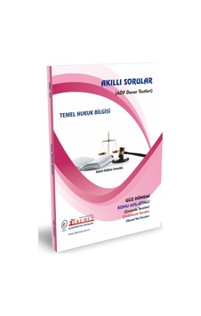 İlkumut Yayınları - Temel Hukuk Bilgisi - Konu Anlatımlı - Çözümlü Sorular İlkumut Yayınları - Temel Hukuk Bilgisi - Konu Anlatımlı - Çözümlü Sorular