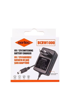 Bcrw1000 6v/12v 1a Kademeli Batarya Ve Akü Şarj Adaptörü Evimdeyokyok Bcrw1000 6v/12v 1a Kademeli Batarya Ve Akü Şarj Adaptörü Evimdeyokyok