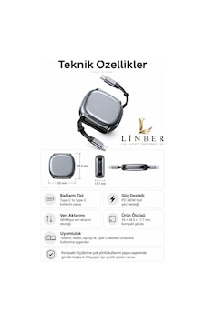240w Type-c To Type-c Gri Teleskopik Şarj Ve Veri Kablosu, Geri Sarılabilir Mini Tasarım, Kademeli Uzunluk Ayarı,taşınabilir Hızlı Şarj Kablosu Gri