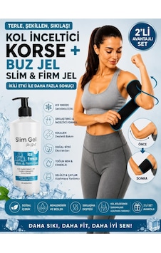 Ice Freeze Buz Jel 250 Ml Ve Termal Kol Korsesi 2'li Set Toparlayıcı Ve Sıkılaştırıcı Bakım Desteği Ice Freeze Buz Jel 250 Ml Ve Termal Kol Korsesi 2'li Set Toparlayıcı Ve Sıkılaştırıcı Bakım Desteği