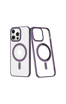 Apple İphone 13 Pro Kılıf Element Magneticsafe Sert Kapak - Derin Mor Diğer