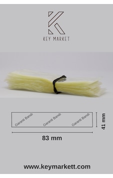 Key Market Güvenlik Emniyet Bandı 48 MM Ağız Çapına Uygun 83 x 41 MM Baskılı 100'lü Key Market Güvenlik Emniyet Bandı 48 MM Ağız Çapına Uygun 83 x 41 MM Baskılı 100'lü
