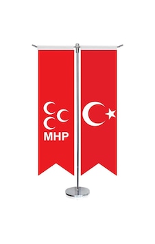 Milliyetçi Hareket Partisi Mhp Kırmızı Bayrağı Ve Türkiye -kırlangıç -saten T Direk 2li Masa Bayrağı 1 Milliyetçi Hareket Partisi Mhp Kırmızı Bayrağı Ve Türkiye -kırlangıç -saten T Direk 2li Masa Bayrağı 1