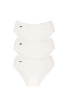 Dondeza Don Deza Bambu  3'Lü Paket Hassas Ciltler Için Beyaz Kadın Külot Beyaz