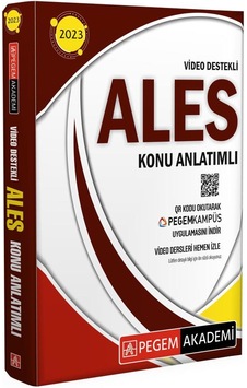 ALES Konu Anlatımlı- Pegem Akademi Yayıncılık