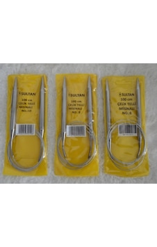 Çelik Telli Misinalı Şiş 100 Cm 8 No 9 No 10 No 1 Er Adet Çelik Telli Misinalı Şiş 100 Cm 8 No 9 No 10 No 1 Er Adet