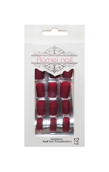 Pazarız Nail Takma Tırnak 12'li - Mat Bordo Pazarız Nail Takma Tırnak 12'li - Mat Bordo