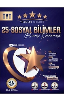 2025 Bilgi Sarmal Tyt Sosyal Bilimler Yıldızlar Yarışıyor 25 Li Branş Denemesi 2025 Bilgi Sarmal Tyt Sosyal Bilimler Yıldızlar Yarışıyor 25 Li Branş Denemesi