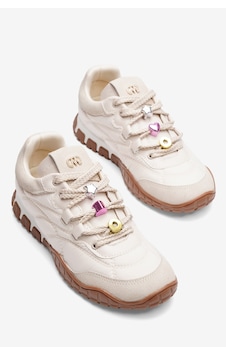Mubiano Kadın Paraşüt Sneaker Süet Detaylı Aksesuarlı Günlük Spor Ayakkabı Nomi Bej Mubiano Kadın Paraşüt Sneaker Süet Detaylı Aksesuarlı Günlük Spor Ayakkabı Nomi Bej