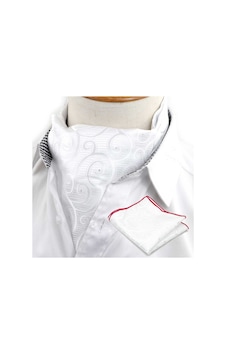 Aziz Kalem Ascot Kravat Fular No25 Beyaz Aziz Kalem Ascot Kravat Fular No25 Beyaz