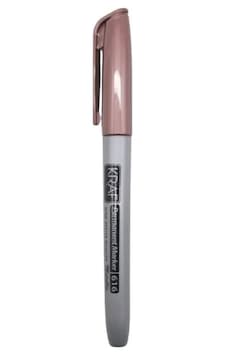 Permanent-cobble Brown Markör Metalik Kalem Metalik Rose