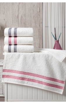Krem Renk 4'lü El Ve Yüz Havlusu-50X90Cm Krem Krem Renk 4'lü El Ve Yüz Havlusu-50X90Cm Krem