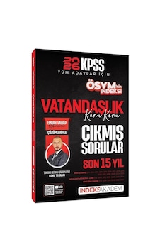 İndeks Akademi 2026 Kpss Vatandaşlık Ösym Nin İndeksi Çıkmış Sorular Son 15 Yıl Konu Konu Çözümlü - Emrah Vahap Özkaraca İndeks Akademi 2026 Kpss Vatandaşlık Ösym Nin İndeksi Çıkmış Sorular Son 15 Yıl Konu Konu Çözümlü - Emrah Vahap Özkaraca