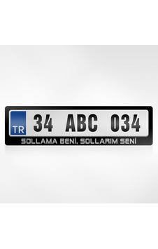 Kişiye Özel Sollama Beni Sollarım Seni Yazılı Plakalık 461255618 Kişiye Özel Sollama Beni Sollarım Seni Yazılı Plakalık 461255618